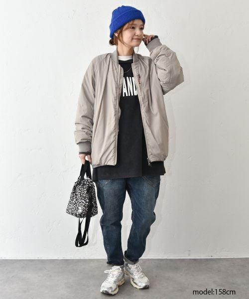 NANGA｜SOFT DOWN VARSITY BLOUSON [[N2500-0J001A]][C]