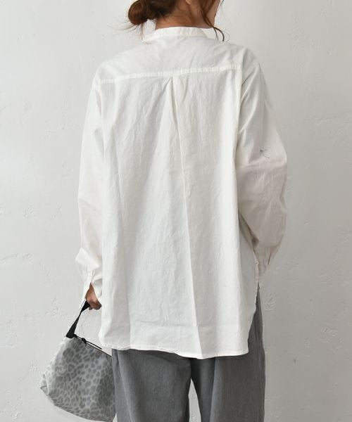  her.｜ストレッチ入りダンガリーシャツ [[CE3SH251001]][C]