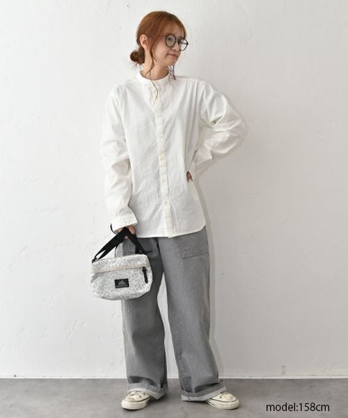  her.｜ストレッチ入りダンガリーシャツ [[CE3SH251001]][C]