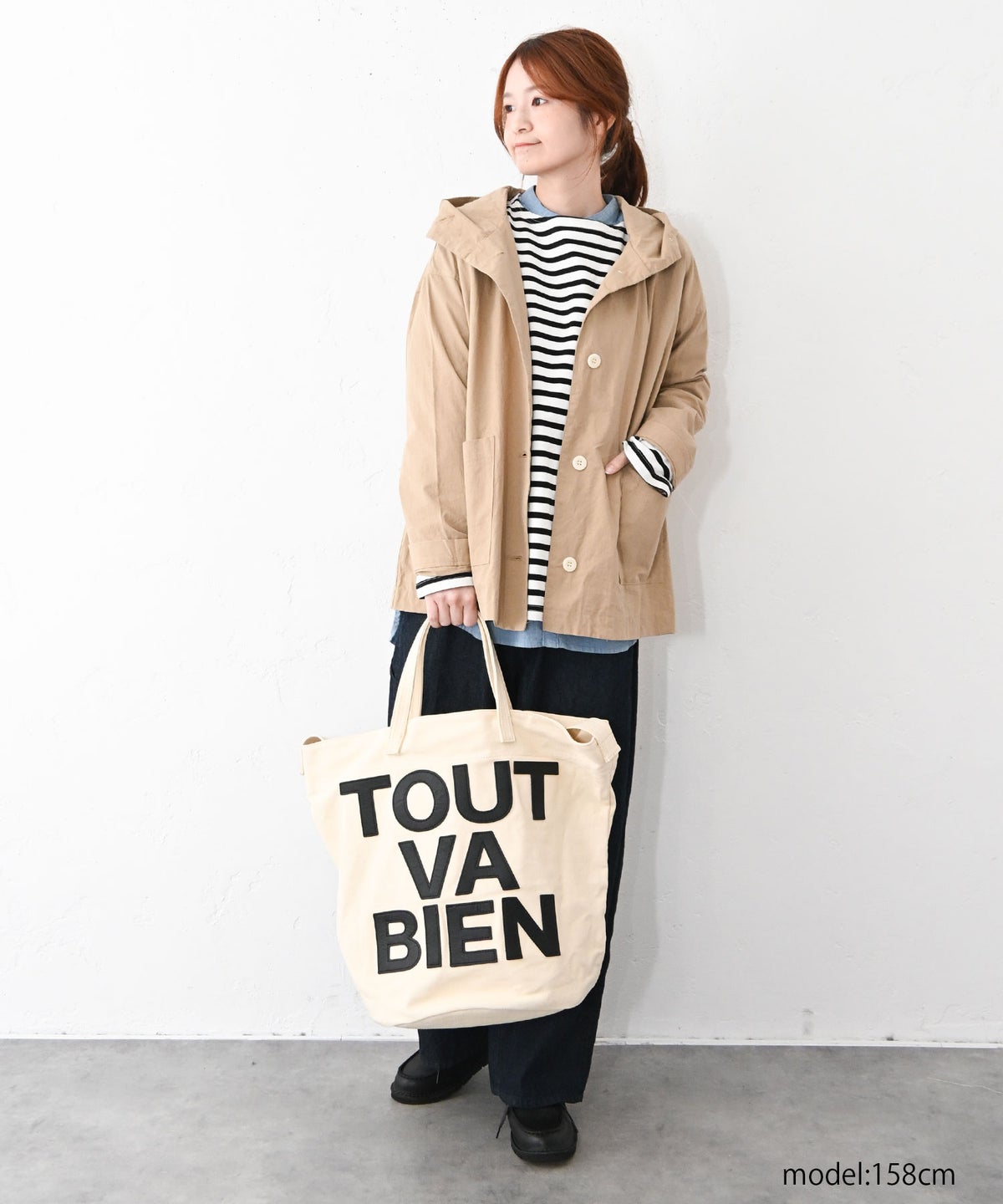  her.｜ストレッチ入りダンガリーシャツ [[CE3SH251001]][C]