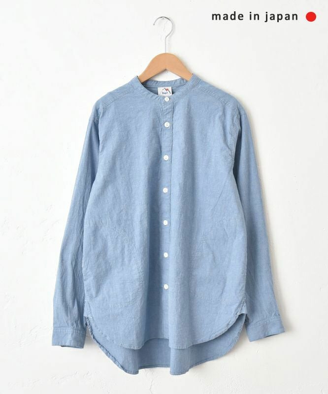  her.｜ストレッチ入りダンガリーシャツ [[CE3SH251001]][C]