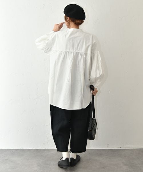 ista-ire｜袖ピンタックブラウス [[4603-4730]][C] | ma28 ONLINE STORE