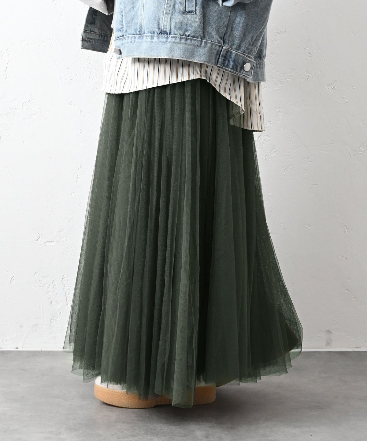 CHOKLATE PARIS｜無地チュールスカート [[CK08077]][C]