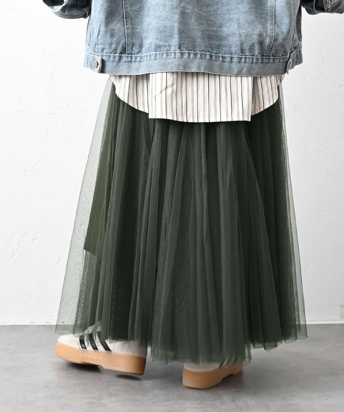 CHOKLATE PARIS｜無地チュールスカート [[CK08077]][C]