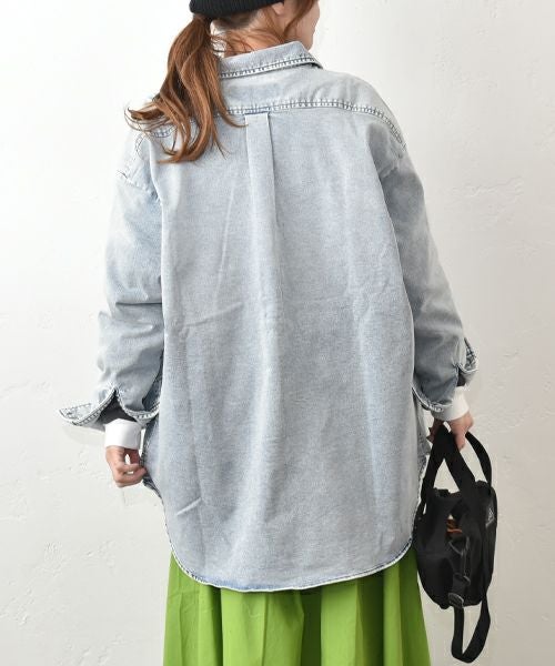 UNIVERSAL　OVERALL｜ニットデニムシャツ [[U2612108]][C]