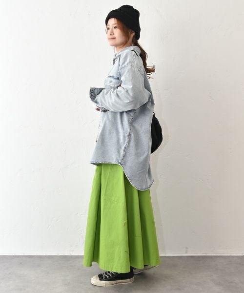 UNIVERSAL　OVERALL｜ニットデニムシャツ [[U2612108]][C]