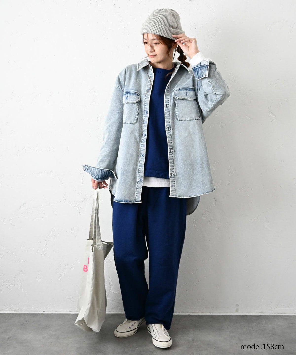 UNIVERSAL　OVERALL｜ニットデニムシャツ [[U2612108]][C]