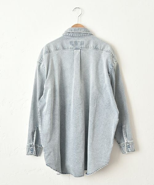 UNIVERSAL　OVERALL｜ニットデニムシャツ [[U2612108]][C]