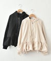HUMS｜バルーンヘムフード付きブルゾン [[310352]][C]