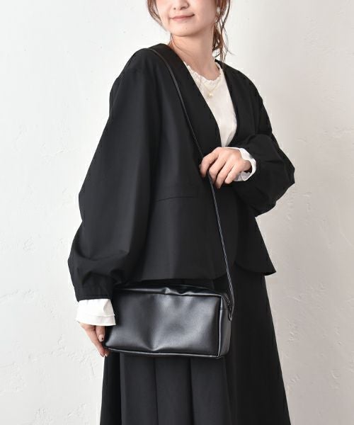 un cinq｜Tropical Stretch Balloonsleeve Jacket [[U26-07]][C]