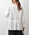 un cinq｜Typewriter Hem Pleats Pullover [[U26-19]][C]