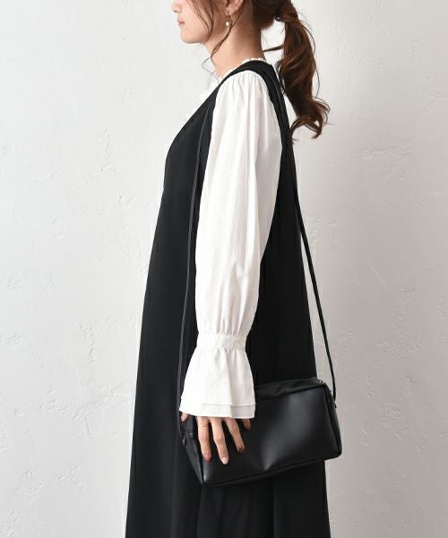 un cinq｜PU Square Shoulder Bag [[U26-30]][C]