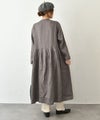 08Mab｜リネン切替前開きワンピース [[CF-1025HF1287]][C]