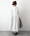 08Mab｜リネン切替前開きワンピース [[CF-1025HF1287]][C]