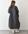08Mab｜綿麻ダブルガーゼロングコート [[CF-1025HF13MS11]][C]