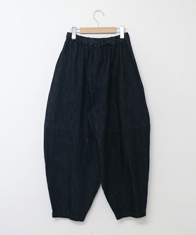 08Mab｜リネンコットンデニム切替ボールパンツ [[CF-1224HF1100]][C