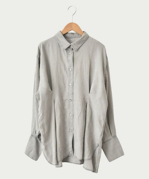 HUMS｜テンセルデニムタックシャツ [[WLN5215]][C]