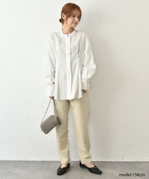 HUMS｜ロングジレ×テーパードパンツセットアップ [[HUM-047]][C]