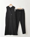 HUMS｜ロングジレ×テーパードパンツセットアップ [[HUM-047]][C]