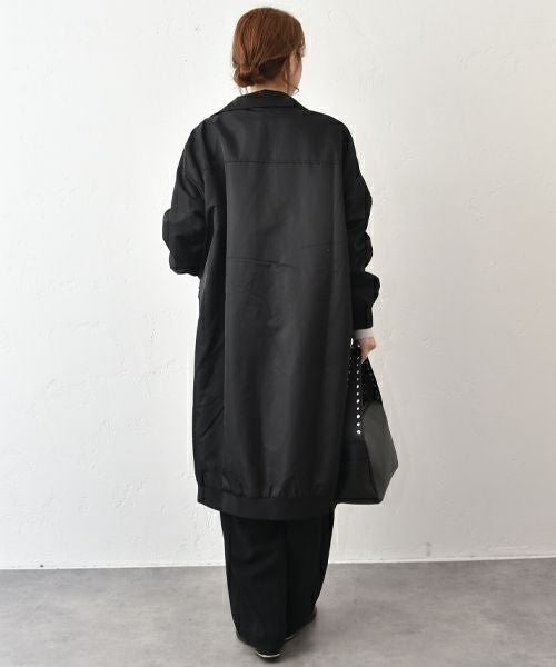 HUMS｜異素材切り替えコート [[HUM-042]][C]