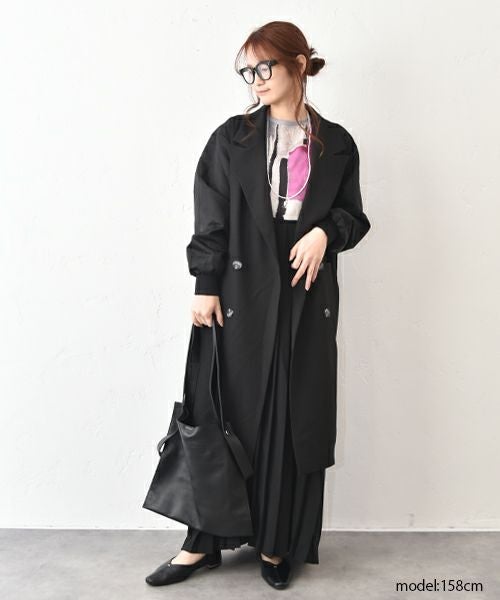 HUMS｜異素材切り替えコート [[HUM-042]][C]