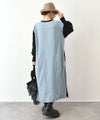 HUMS｜デニム切り替りえカットワンピース [[C-5055]][C]