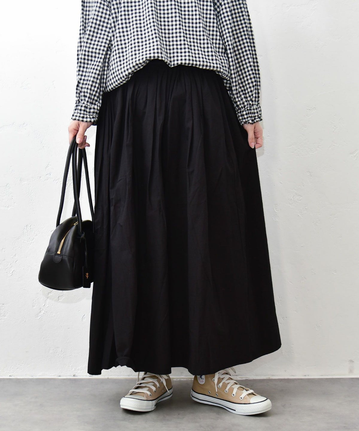hagumu｜無地ギャザースカート [[hag-173]][C]