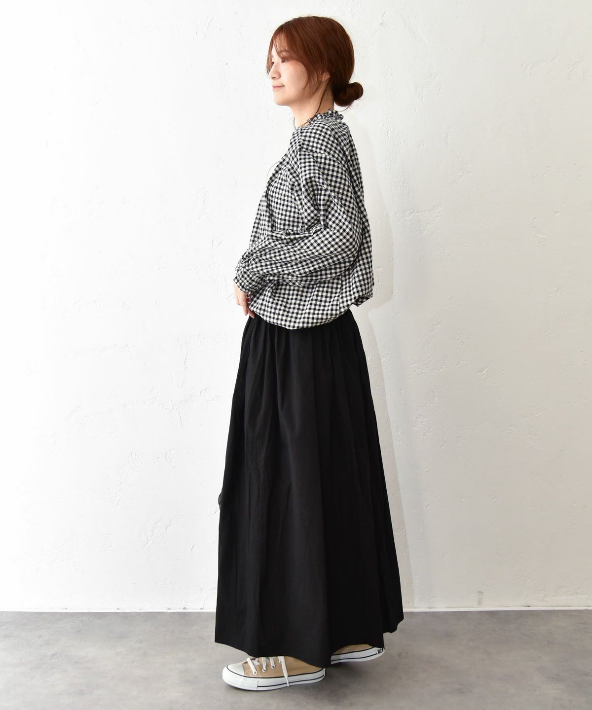 hagumu｜無地ギャザースカート [[hag-173]][C]