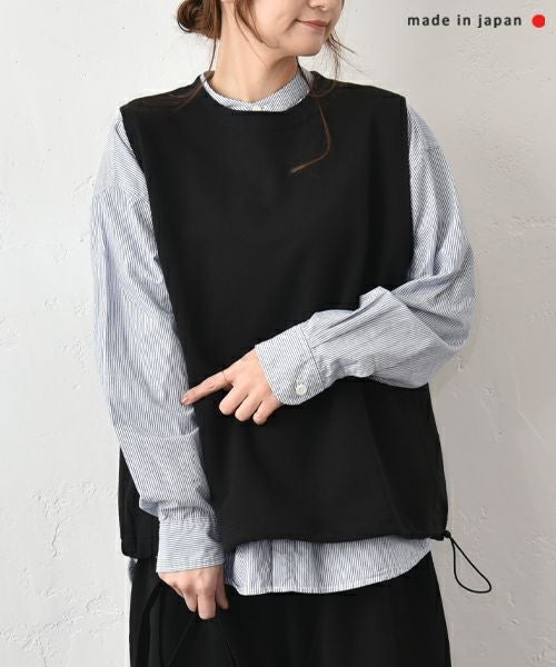 her.｜アジャスター付きスウェットベスト [[131333H]][C]