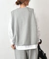 her.｜アジャスター付きスウェットベスト [[131333H]][C]