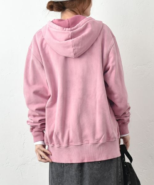 Gives a sense of fullment｜裏毛ジップアップパーカー [[661023]][C]