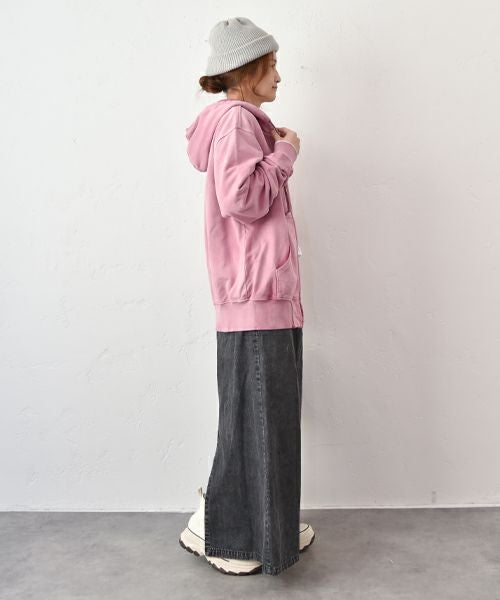 Gives a sense of fullment｜裏毛ジップアップパーカー [[661023]][C
