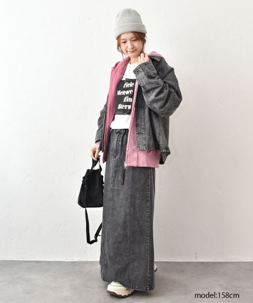 Gives a sense of fullment｜裏毛ジップアップパーカー [[661023]][C]