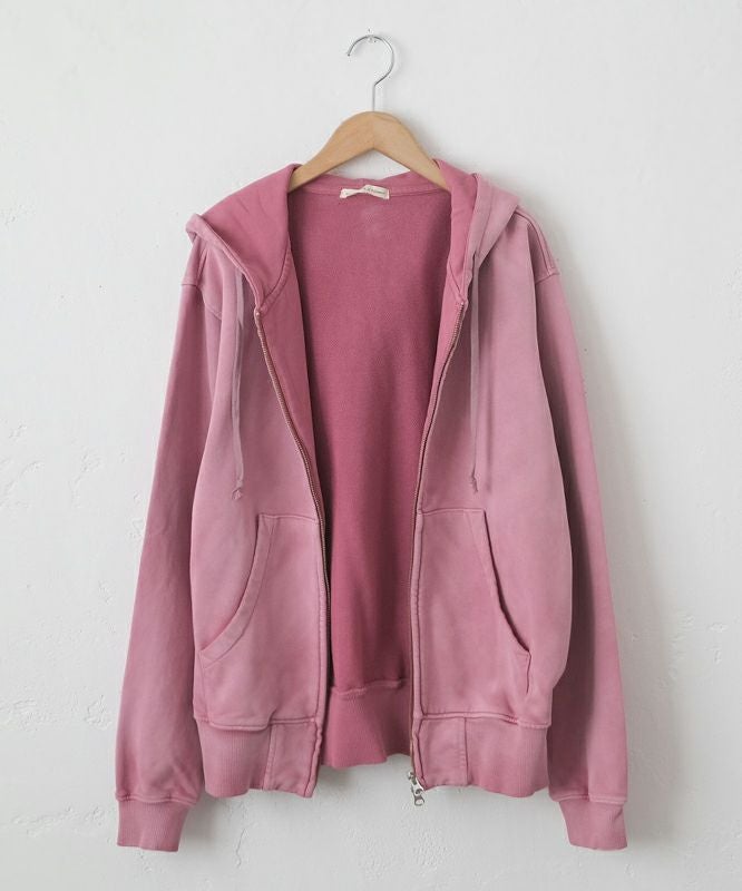 Gives a sense of fullment｜裏毛ジップアップパーカー [[661023]][C