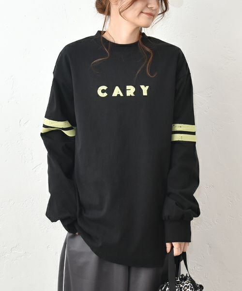 Gives a sense of fullment｜フロッキープリントロンTee [[861121]][C]