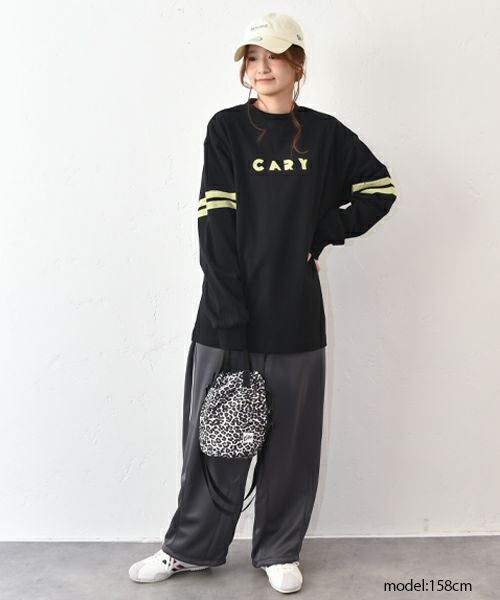 Gives a sense of fullment｜フロッキープリントロンTee [[861121]][C]