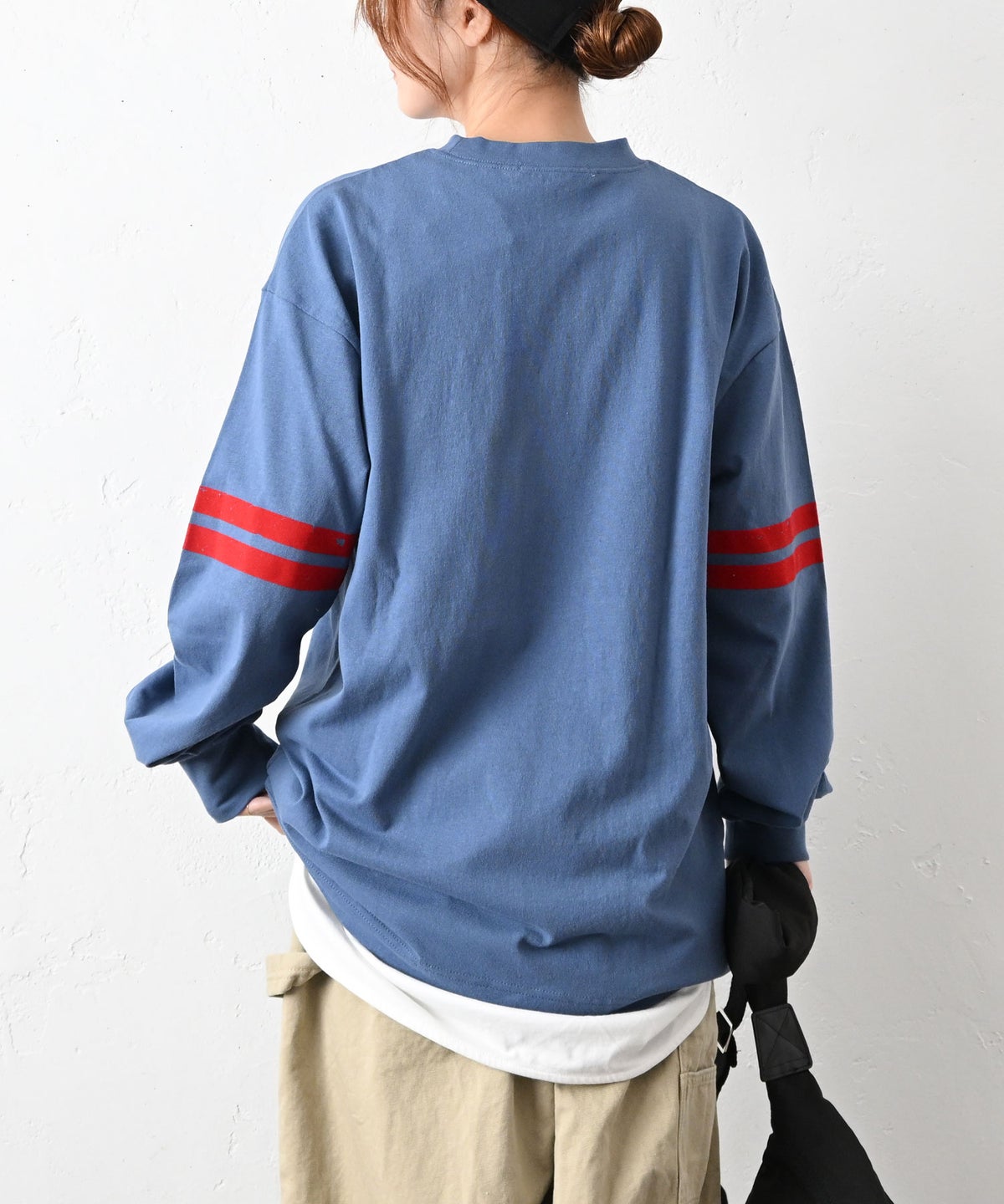 Gives a sense of fullment｜フロッキープリントロンTee [[861121]][C]