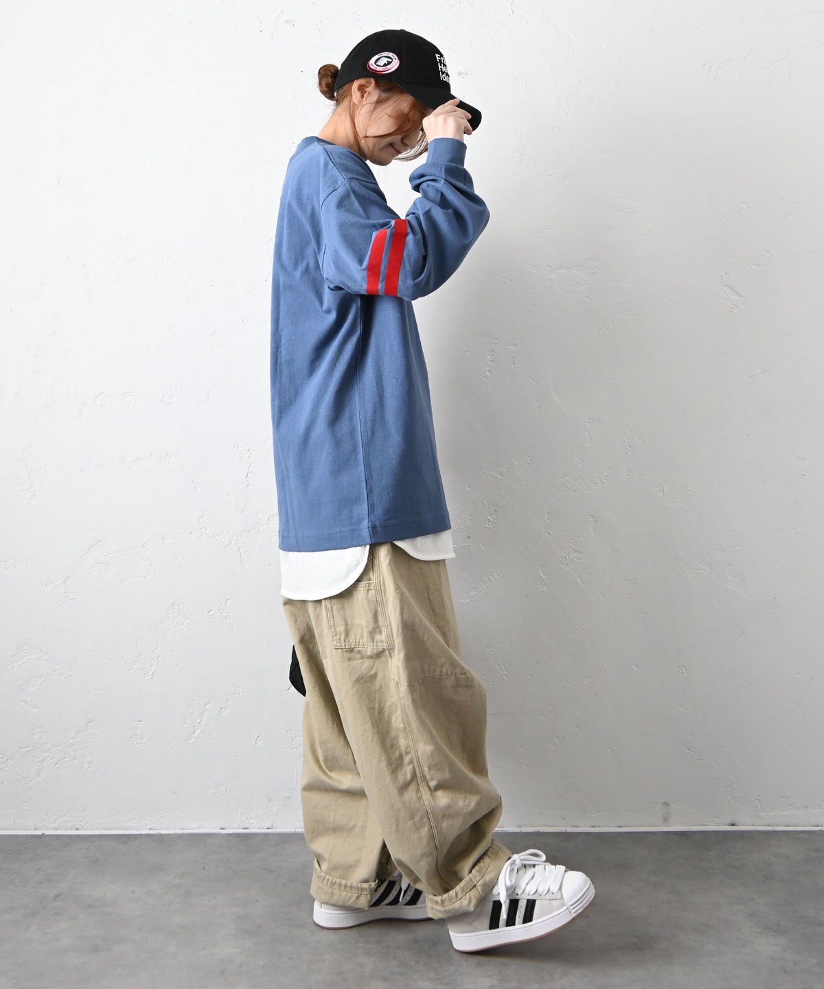 Gives a sense of fullment｜フロッキープリントロンTee [[861121]][C]