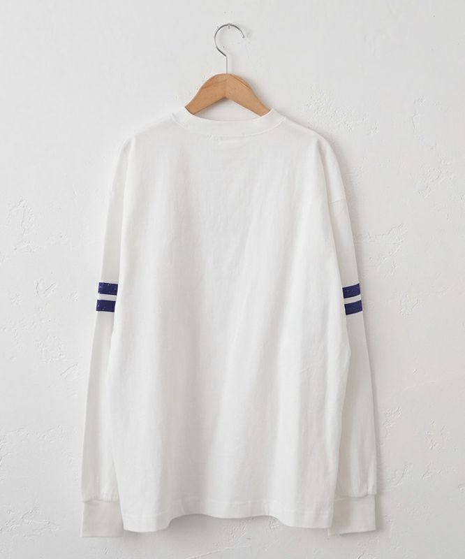Gives a sense of fullment｜フロッキープリントロンTee [[861121]][C]