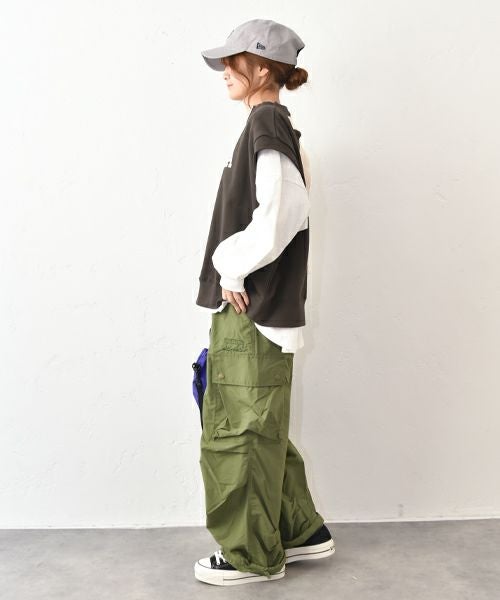 Gives a sense of fullment｜裏毛スウェットベスト [[861129]][C]