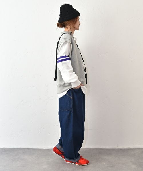 Gives a sense of fullment｜裏毛スウェットベスト [[861129]][C]