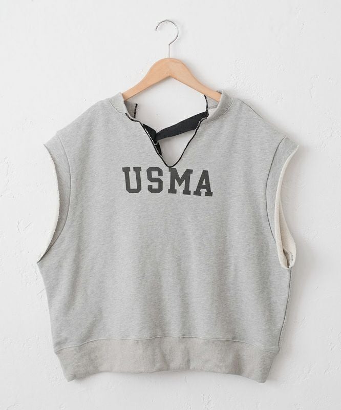 Gives a sense of fullment｜裏毛スウェットベスト [[861129]][C]