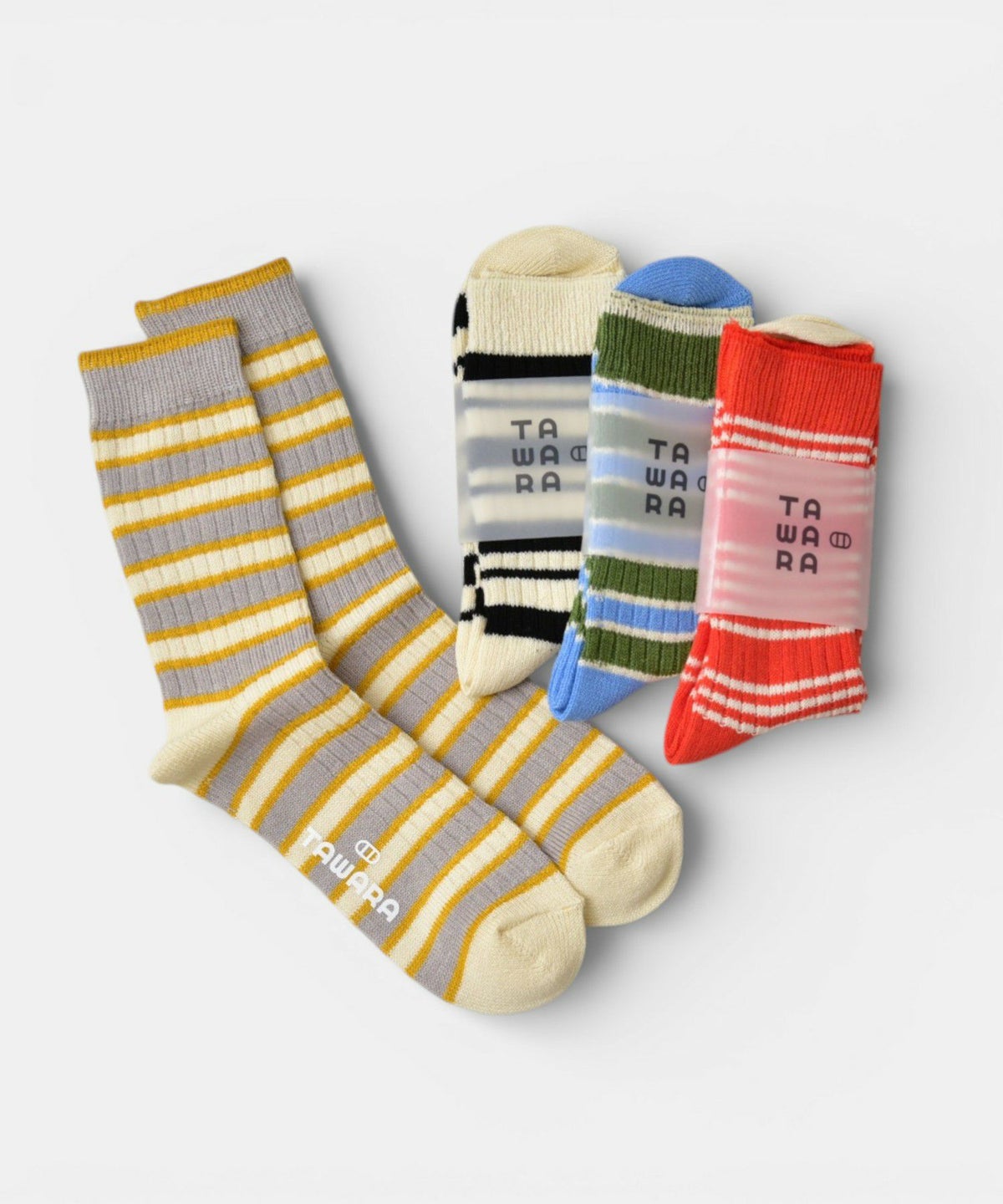 アラジン｜ボーダーカラーソックス [[t41168]][C]