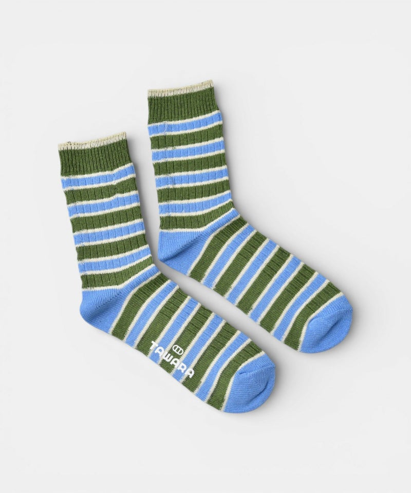 アラジン｜ボーダーカラーソックス [[t41168]][C]