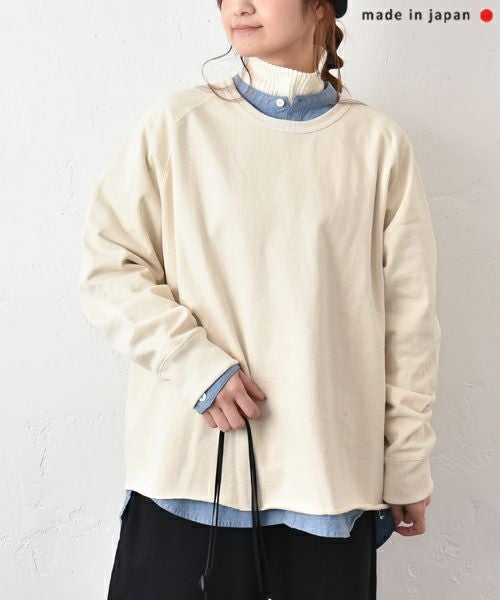 her.｜USドライコットン　ラグランスウェットカットソー [[131292H]][C]