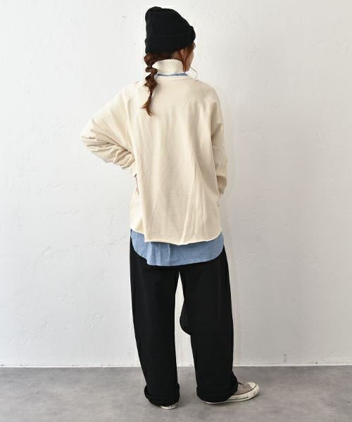 her.｜USドライコットン　ラグランスウェットカットソー [[131292H]][C]