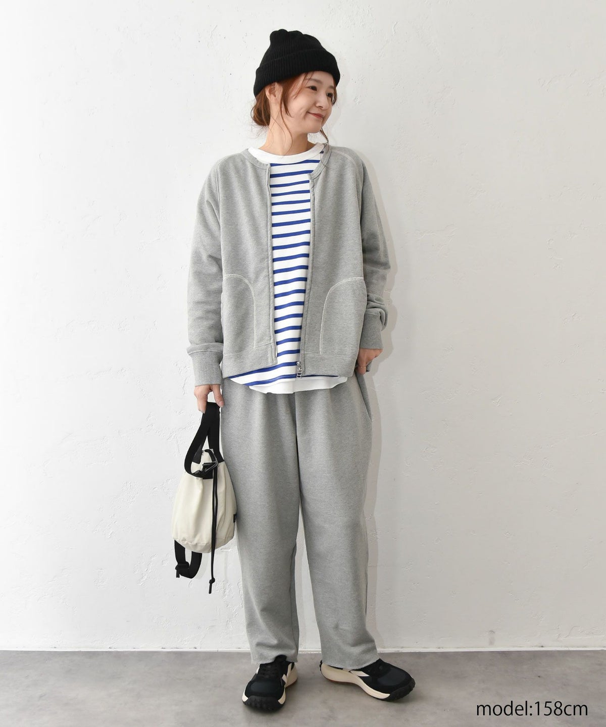 her.｜セントラル裏毛 ジップカーデ [[7261C-907]][C]