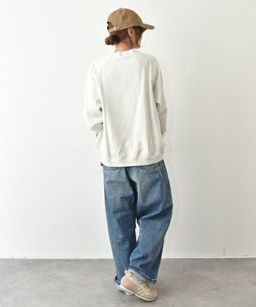 and quarter｜ラグランプリントヘムタックプルオーバー [[MA-720315]][C]