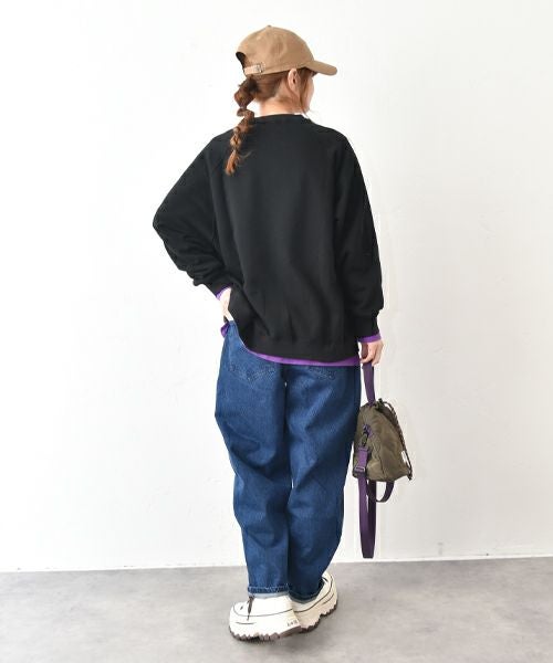 and quarter｜ラグランプリントヘムタックプルオーバー [[MA-720315]][C]