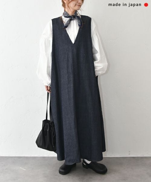 No18｜デニムノースリーブワンピース [[CE1OP260102]][C]